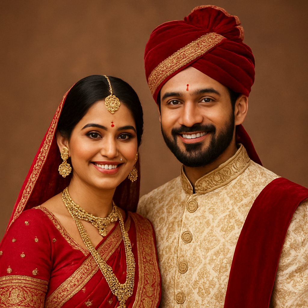 Bride and Groom Image