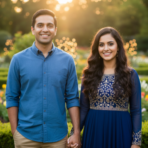 Bride and Groom Image